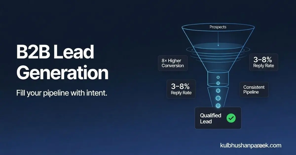 B2B Lead Generation Services — Google Ads, LinkedIn Ads and SEO lead funnels by Kulbhushan Pareek