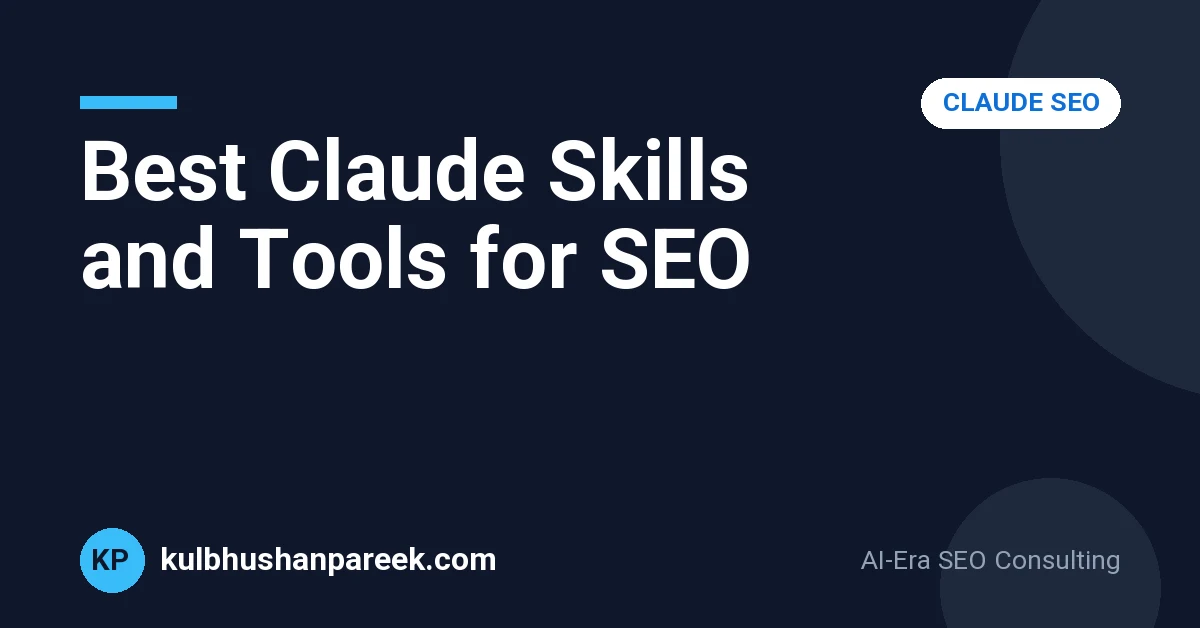 Best Claude Skills and Tools for SEO (2026): 14 Options Compared